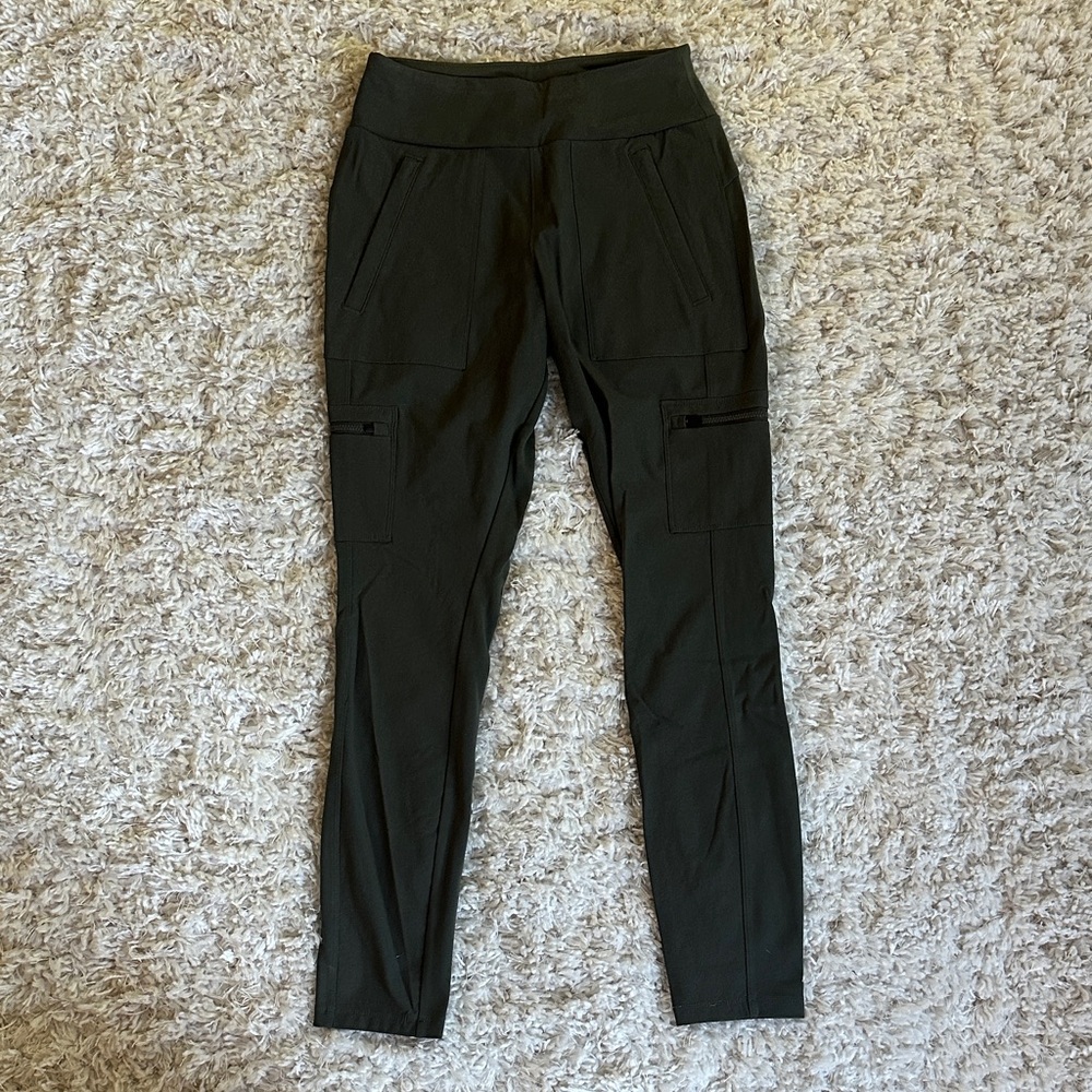 Athleta Olive Cargo Leggings